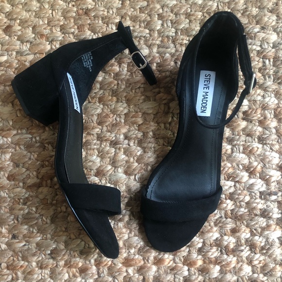 New: Steve Madden Irenee Black Suede. Size 7 - Picture 9 of 16